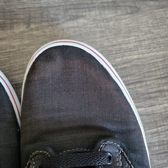 Vans Atwood Textile Classic Skate Shoe Sneaker Low Top Black Chili Size Youth 6 - Picture 7 of 10